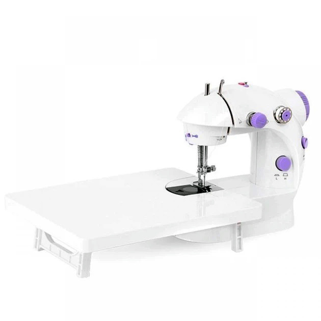 Мини швейная машинка 4 в 1 с педалью и адаптером Mini Sewing Machine FHSM 202 с доской NK-35 Львов - изображение 4