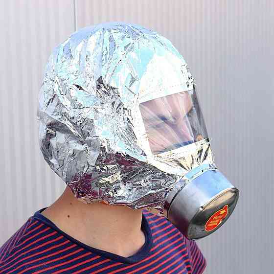 Протигаз для захисту від хімічних речовин із фільтром Fire mask / Протипожежна маска на 30 хвилин Київ