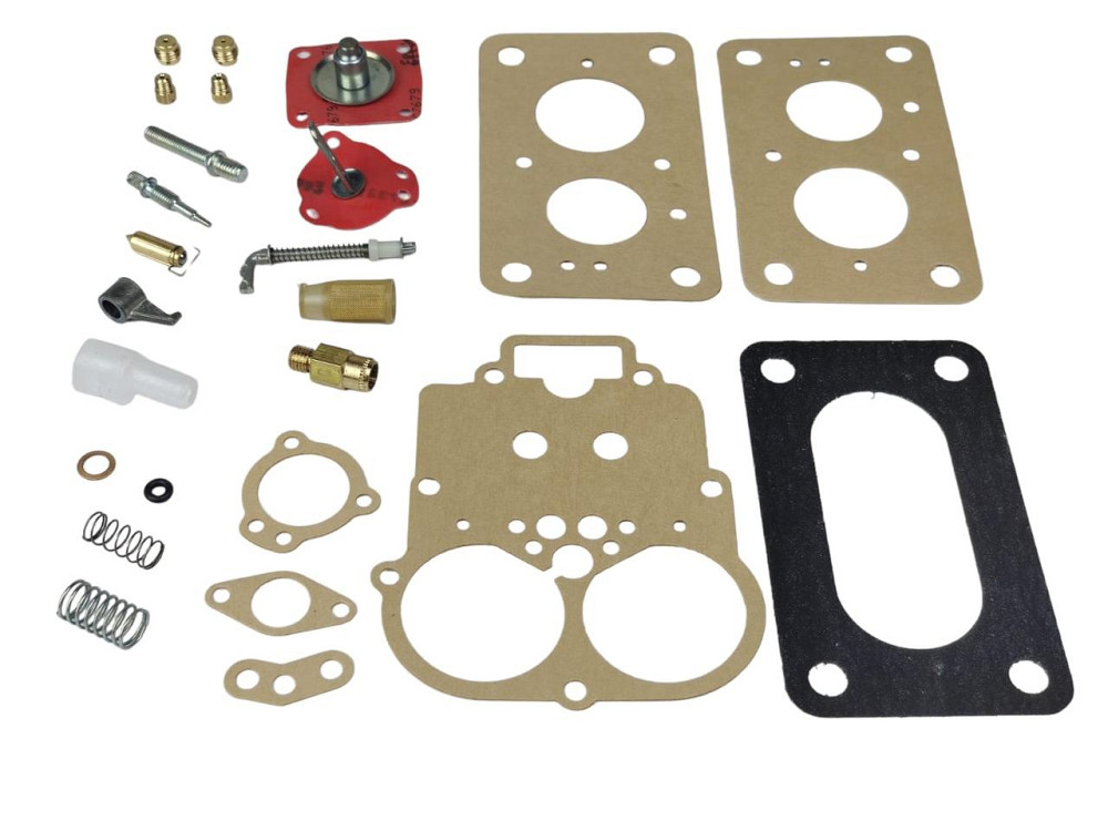 Ремкомплект 2105 із червоною діафрагмою ЛЮКС карбюратора Мукачево - фото 1