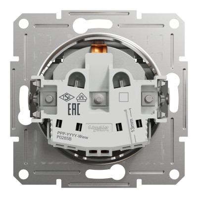 Розетка Schneider Electric ASFORA з кришкою, алюміній (EPH3100161) Вінниця - фото 8