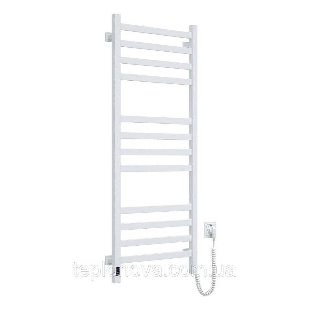 Електрична сушарка для рушників NAVIN Avangard 480х1200 Sensor з Wi-Fi, правобічна з таймером, біла Чернівці - фото 2