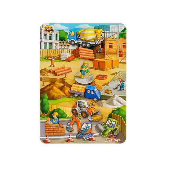 Деревянная развивающая игра на липучке 