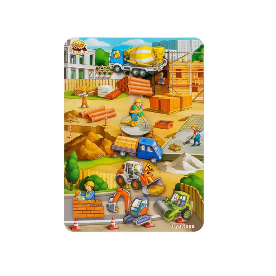 Деревянная развивающая игра на липучке 