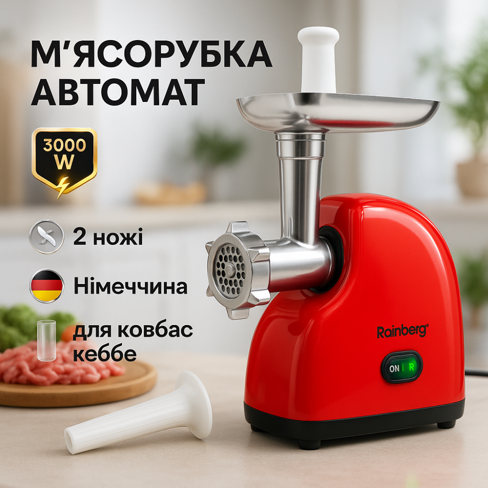 Мясорубка электрическая для мяса, Электрические мясорубки кухонные, Легкая в использовании мясорубка NS-19 Львов - изображение 10