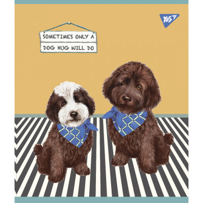 Зошит Yes А5 Dogs 12 аркушів лінія (766804) Вінниця - фото 3