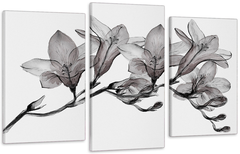 Модульна картина у вітальню/ спальню Квіті Art-598_3 70x130 см Київ - фото 1