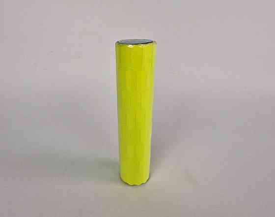 Цінник паперовий маленький жовтий (12х22 мм) 5 м (а8) (8 шт.) Харків