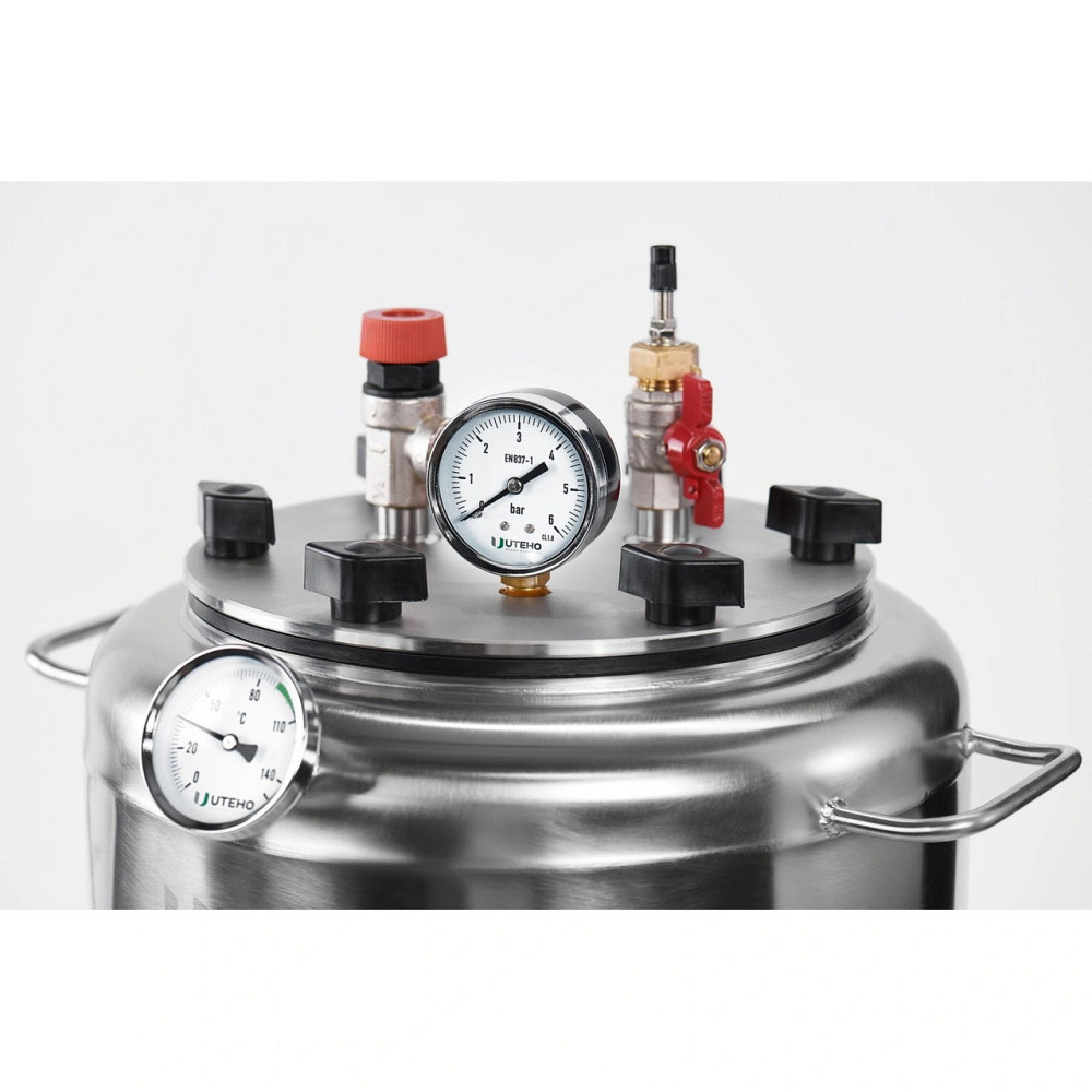 Автоклав бытовой А32 electro, универсальный на 32 банки, электрический из нержавеющей стали Киев - изображение 4