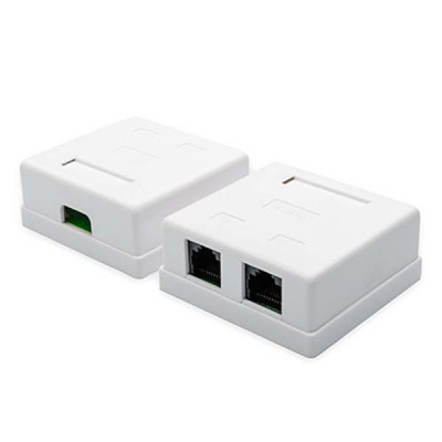 Комп&apos;ютерна розетка Atcom RJ45 x2 UTP cat.6 (60252) Вінниця - фото 1