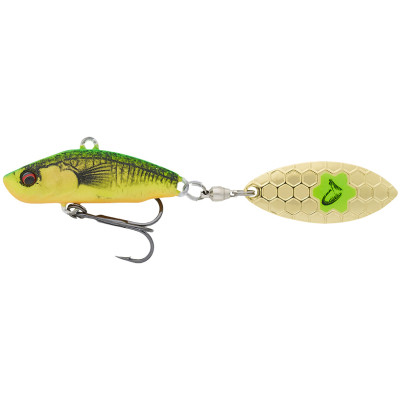 Блешня Savage Gear 3D Sticklebait Tailspin 73mm 13.0g Firetiger (1854.43.96) Вінниця - фото 1