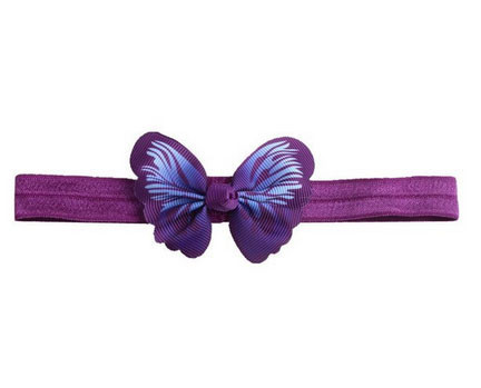 Пов'язка для дівчинки дитяча від 0 до 2-х років фіолетовий Метелик Київ - фото 2
