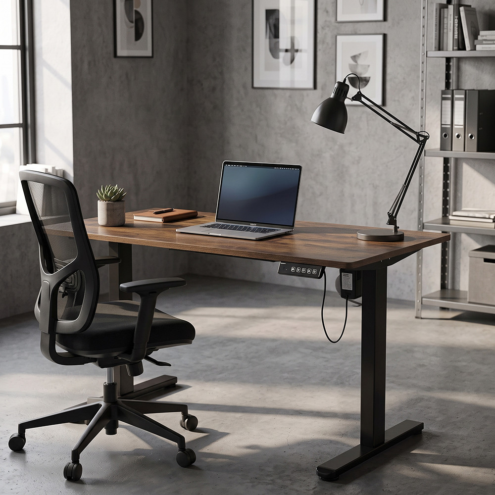 Регулируемый Стол Richman StandUp Home 1000 х 600 Black BSTh-01 Днепр - изображение 2