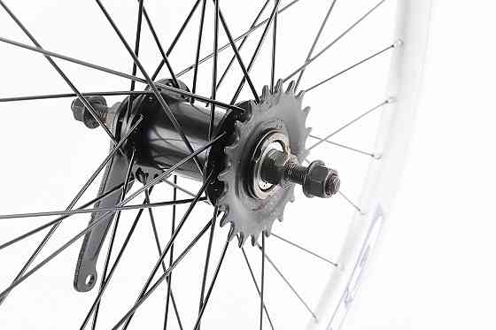 Колесо 24" заднє V-brake, обід "крапля" та втулка 14Gx36H алюмінієві, кріпл. гайка, "GRAVITY" Київ