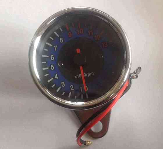 Тахометр выносной универсальный   (аналоговый, хром, 13000об/мин)   (mod:MY-224) Мукачево
