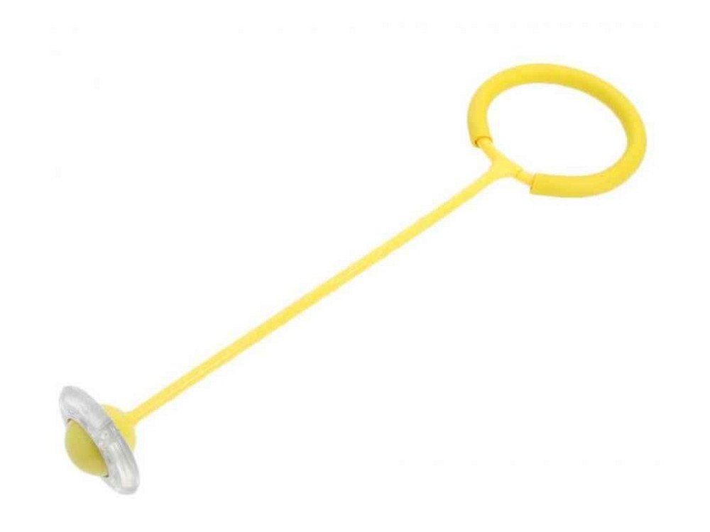 Скакалка 0,62м жовтий з колесиком арт. SR19001 ТМ 7TOYS Київ - фото 1