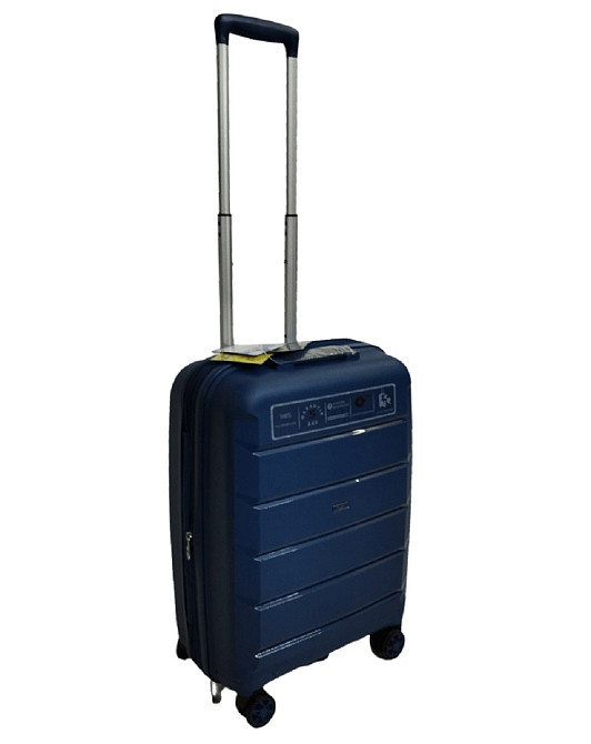 Чемодан пластиковый AIRTEX 646 малый синий Киев - изображение 2