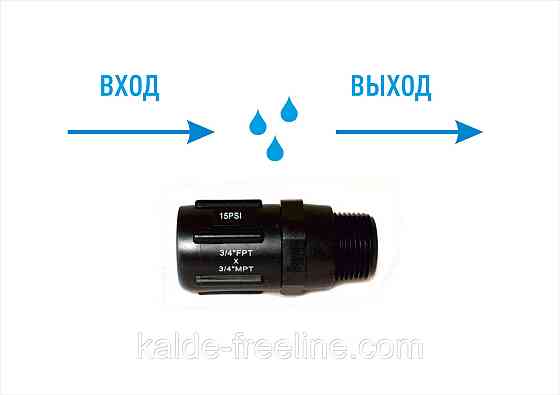 Регулятор тиску Presto-PS для крапельного поливу, різьблення 3/4 дюйма (PR-013415H) Харьков