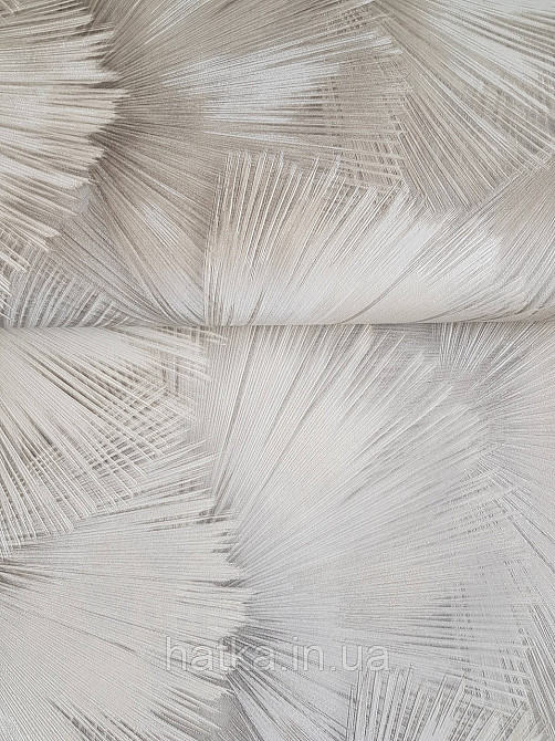 Обои виниловые на флизелиновой основе Rasch Incanto 1.06х10 абстракция фейерверк бежевые золото с серебром 3д Киев - изображение 1