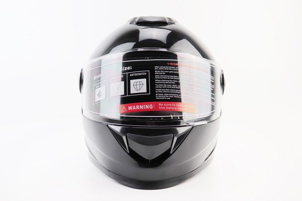 Шолом інтеграл, закритий BLD-М65 М (57-58см), ЧОРНИЙ глянець Київ - фото 4