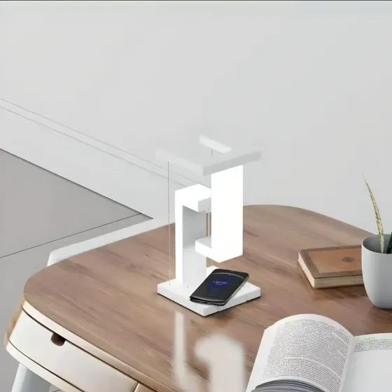 Настольная лампа SHS 2238 светодиодная с 2*USB и беспроводной зарядкой 10W Коломия