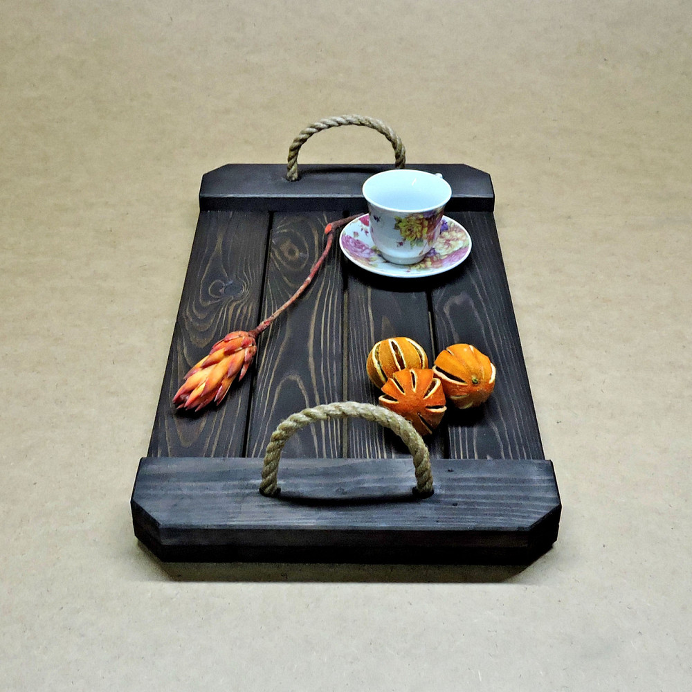 Піднос дерев'яний "Брюссель" венге Миколаїв - фото 2