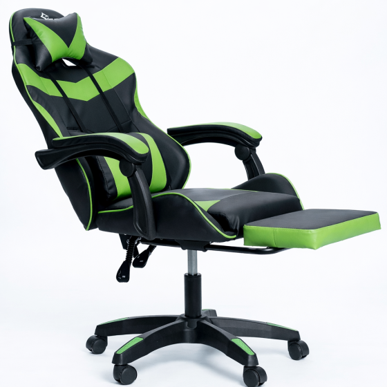 Крісло геймерське DIEGO Phantom RS Black-Green Київ