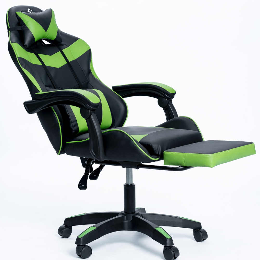 Крісло геймерське DIEGO Phantom RS Black-Green Київ - фото 2