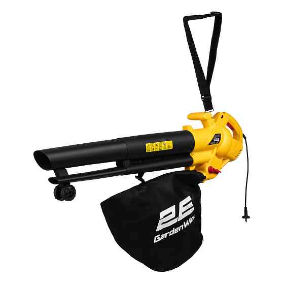 Повітродув-пилосос садовий мережевий 2Е GardenWind 3000Вт 3в1 250км/год мішок 40л 2.7кг Киев