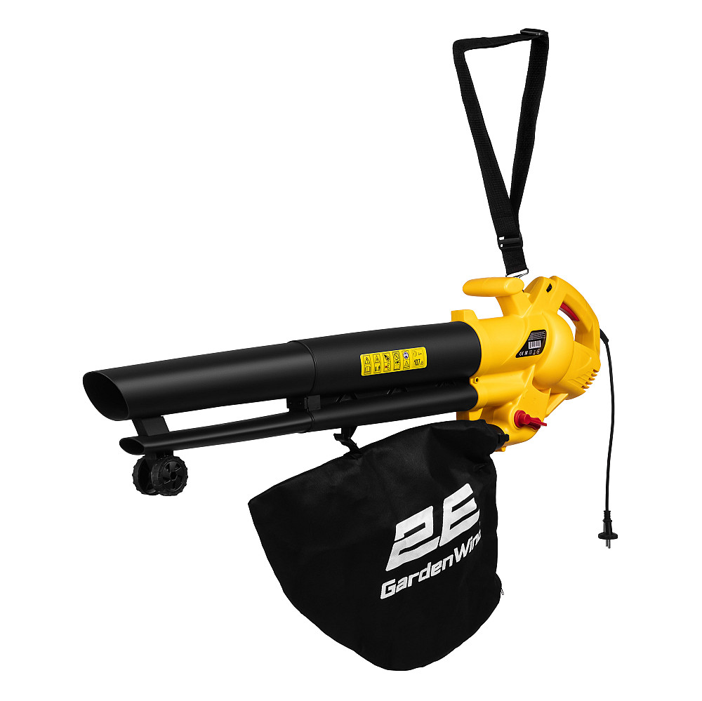 Повітродув-пилосос садовий мережевий 2Е GardenWind 3000Вт 3в1 250км/год мішок 40л 2.7кг Киев - изображение 4