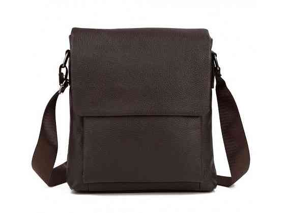 Сумка мессенджер Vintage 14577 кожаная Коричневая Киев