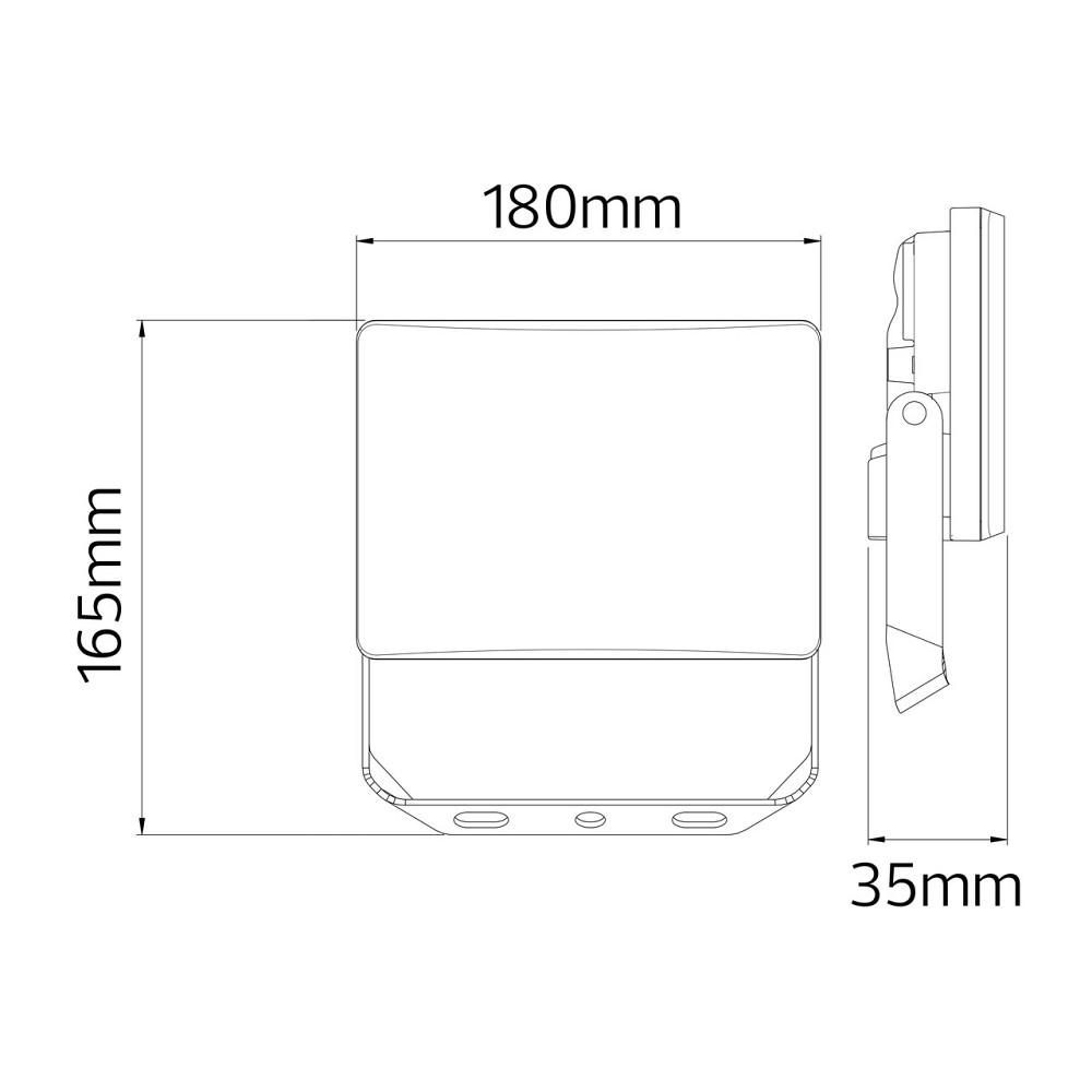 Прожектор світлодіодний матовий 50W 6400K PEGASUS-50 Київ - фото 2