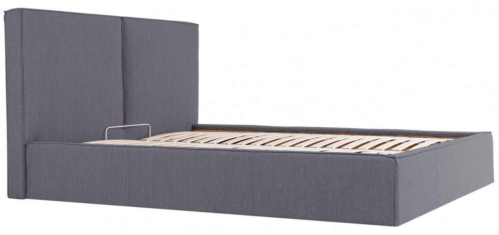 Ліжко Двоспальне Delhi Comfort 180 х 200 см Місті Dark Grey З підйомним механізмом та нішою для білизни Темно-сірий Дніпро - фото 9