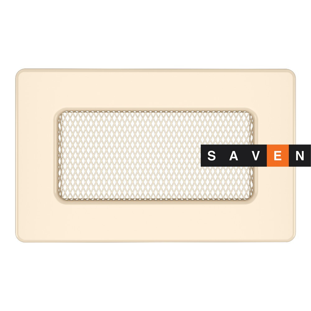 Вентиляційна решітка для каміна SAVEN 11х17 кремова Львів - фото 1