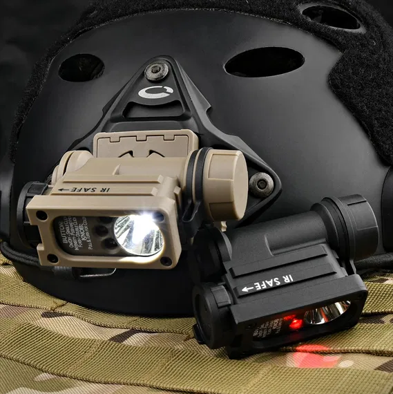 Ліхтар тактичний Sidewinder Compact II на шолом +CR123A (Койот) Вінниця - фото 2