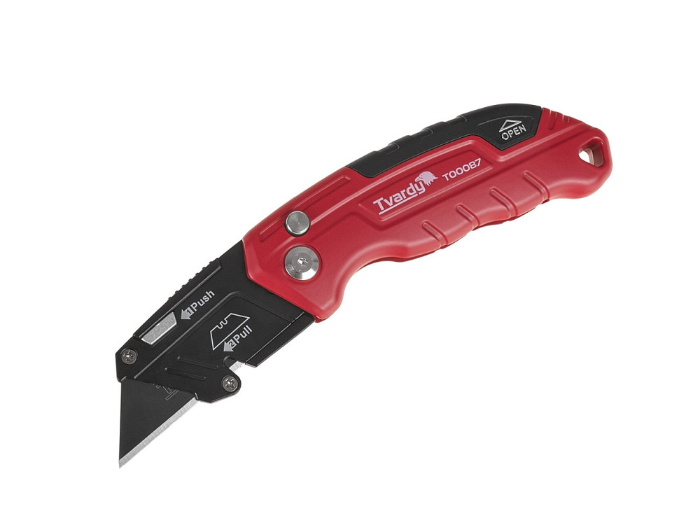 Ніж монтерський "Tvardy" на трапецієвидні леза складаний Киев - изображение 3