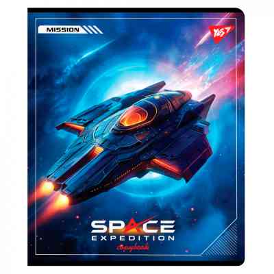 Зошит Yes Space expedition А5 48 аркушів клітинка (767550) Вінниця