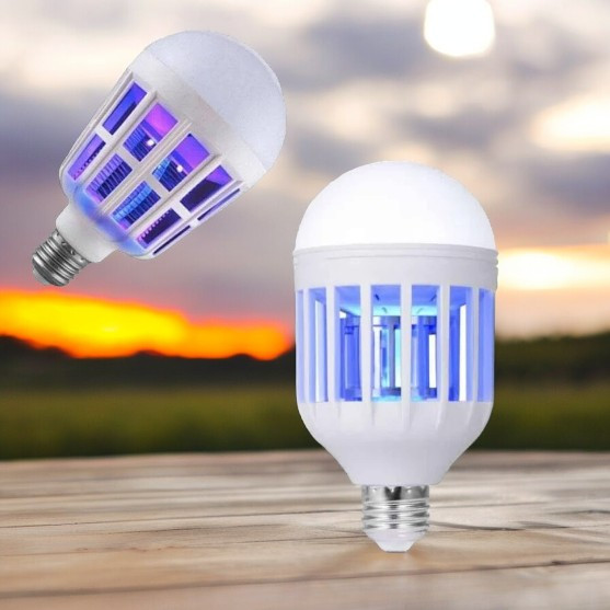 Світлодіодна лампа-ловушка для комах Zapp Light 9W LED, знищувач комарів і нічник, безпечна у використанні Одеса - фото 2