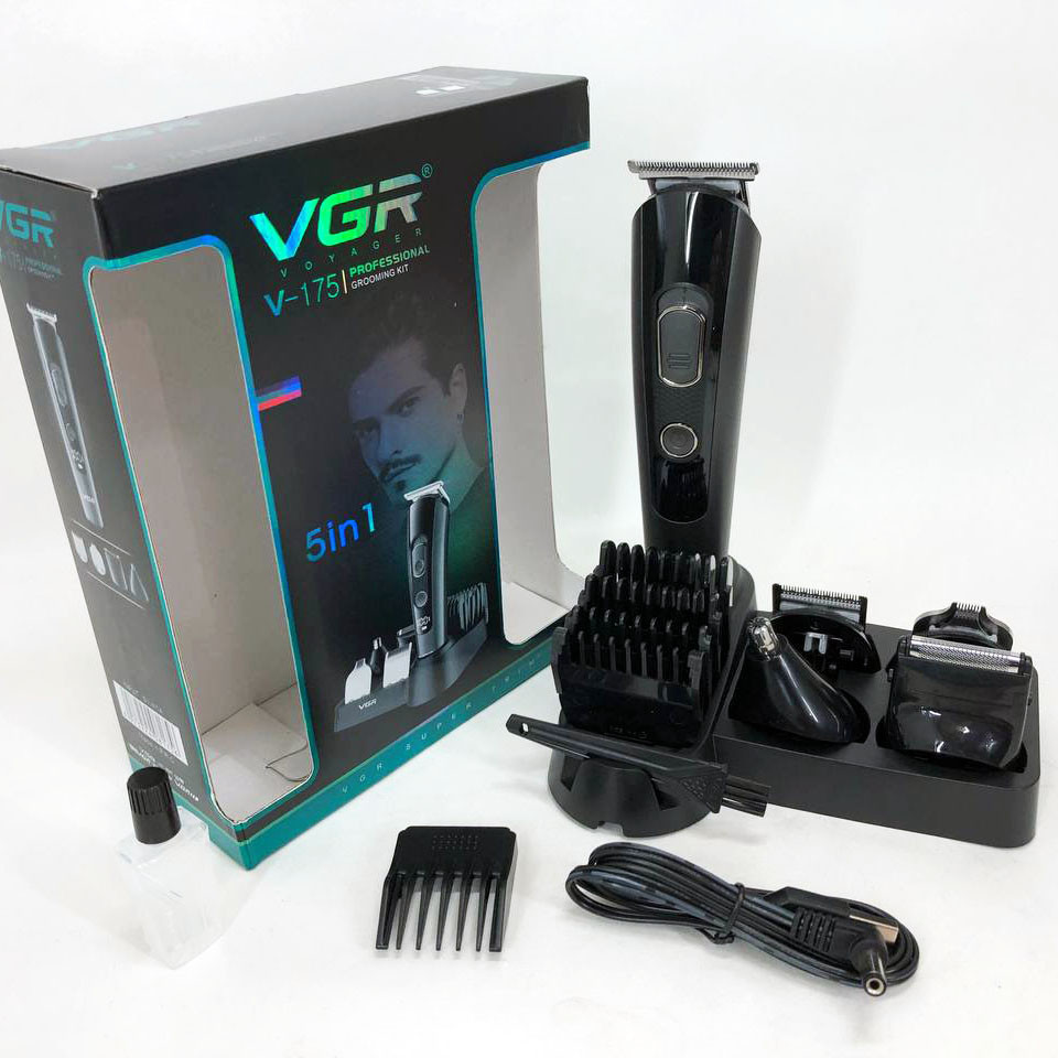 Професійна акумуляторна машинка для стрижки VGR, Машинка для стрижки від акб підстригання HO-72 Львів - фото 1