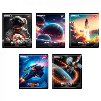 Тетрадь Yes Space expedition А5 18 листов клетка (767523) Винница