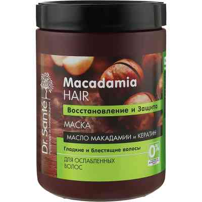 Маска для волосся Dr. Sante Macadamia Hair Відновлення та захист 1000 мл (4823015935329) Вінниця