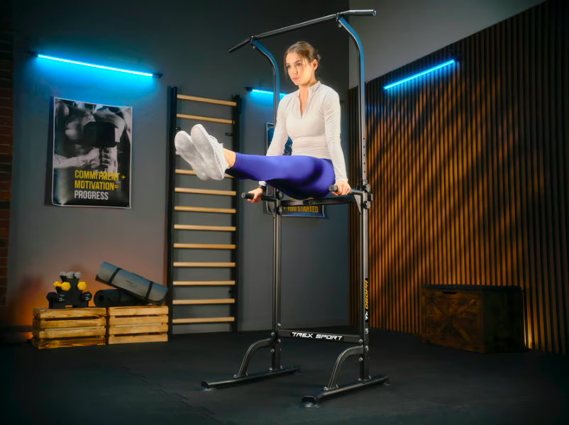 Силова станція тренажер TX-060PR підлогові турнік і бруси для дому та спортзалу багатофункціональна для всіх видів м'язів Київ - фото 4