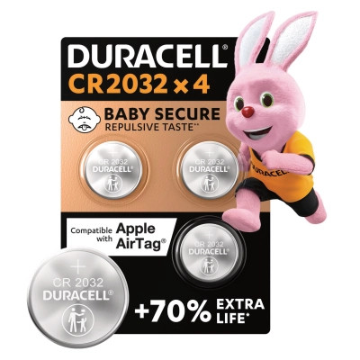 Батарейка Duracell CR 2032 / DL 2032 * 4 (5007662/5010951/5014799) Винница - изображение 1