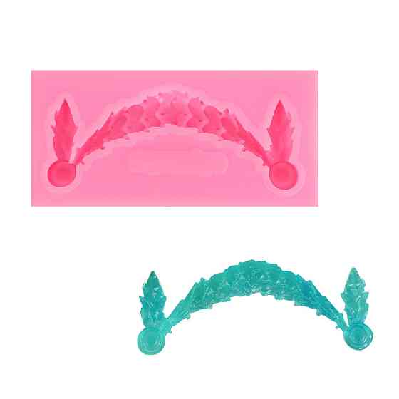 Молд силиконовый Занавеска 73 на 35 мм розовый Киев