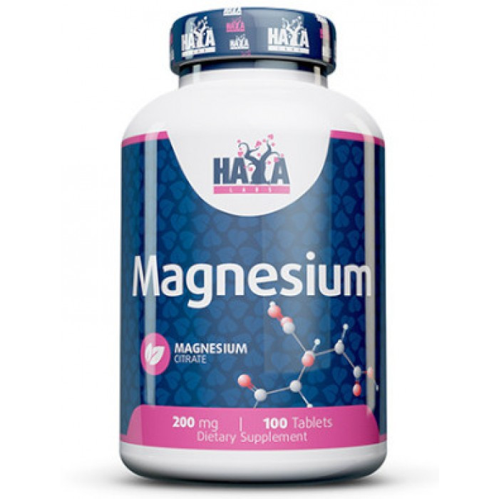 Цитрат магнію Haya Labs Magnesium Citrate 200 mg 100 tabs Луцьк - фото 1