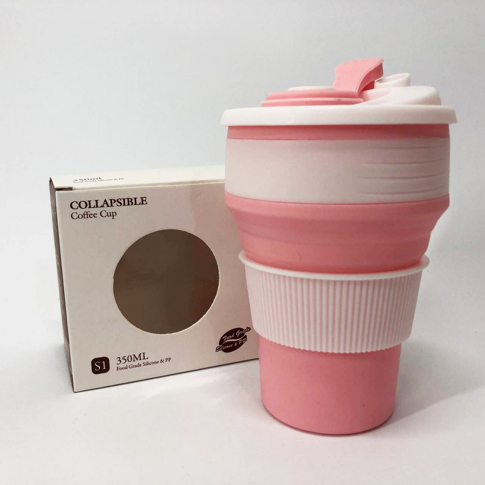 Стакан телескопический 350, Карманная чашка для кофе, Силиконовые стакан, Кружки для подорожей XW-69 Львов - изображение 11