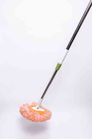 Household Швабра з телескопічною ручкою та круглою змінною насадкою для прибирання плитки, ламі Киев