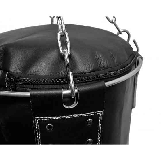 Боксерский мешок V`Noks Fortes Black 1.6 м, 55-60 кг Натуральная кожа гелевая прослойка  комплект креплений Киев