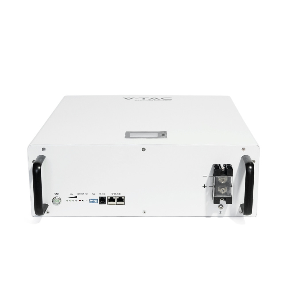 Акумуляторна батарея V-TAC LiFePO4 51,2V 100Аh 5.12kWh,(100/100A)585x565x275mm, 50,67kg Київ - фото 3