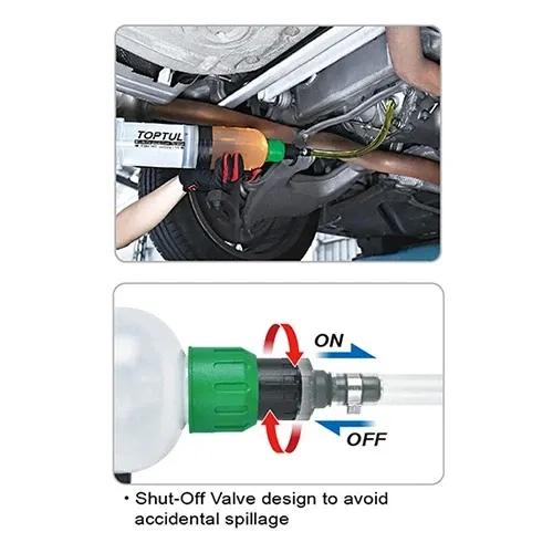 Шприц для відкачування та закачування оливи та технічних рідин 1,5 л TOPTUL JJDZ0115 Одеса - фото 2