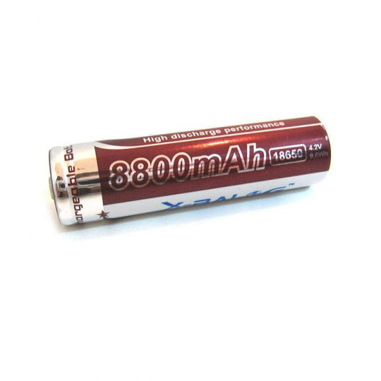 Літієвий акумулятор 18650 X-Balog 8800mAh 4.2V Li-ion літієва акумуляторна батарейка для ліхтариків VB-23 Київ - фото 8
